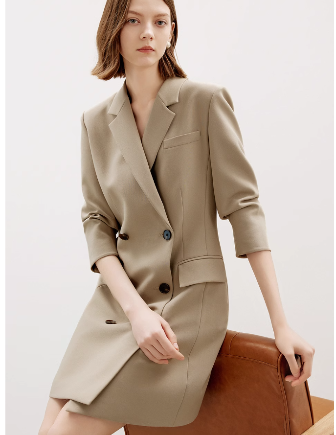 Tailored Allure Blazer Dress