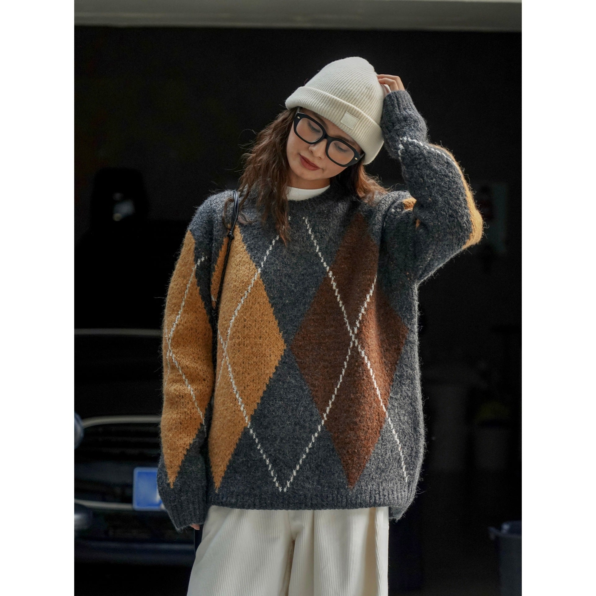ColorBlend Plaid Pullover