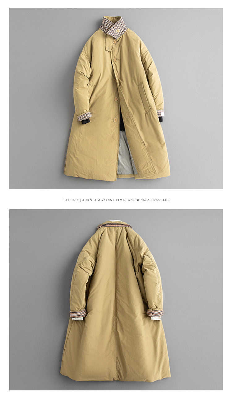 The Kensington Plaid Down Coat