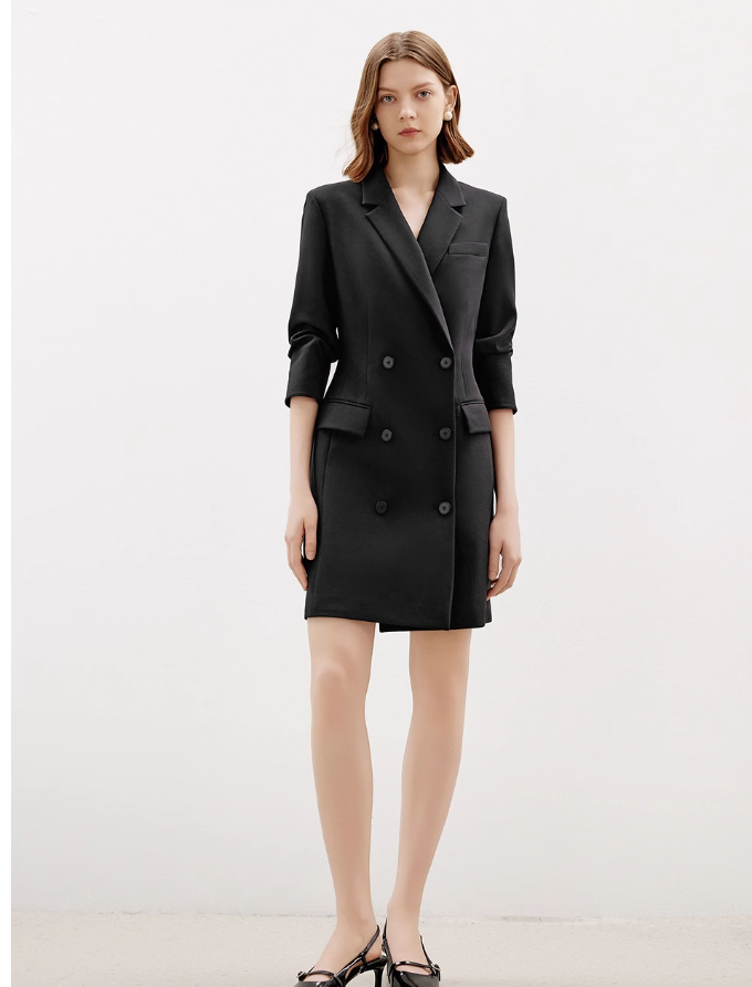 Tailored Allure Blazer Dress