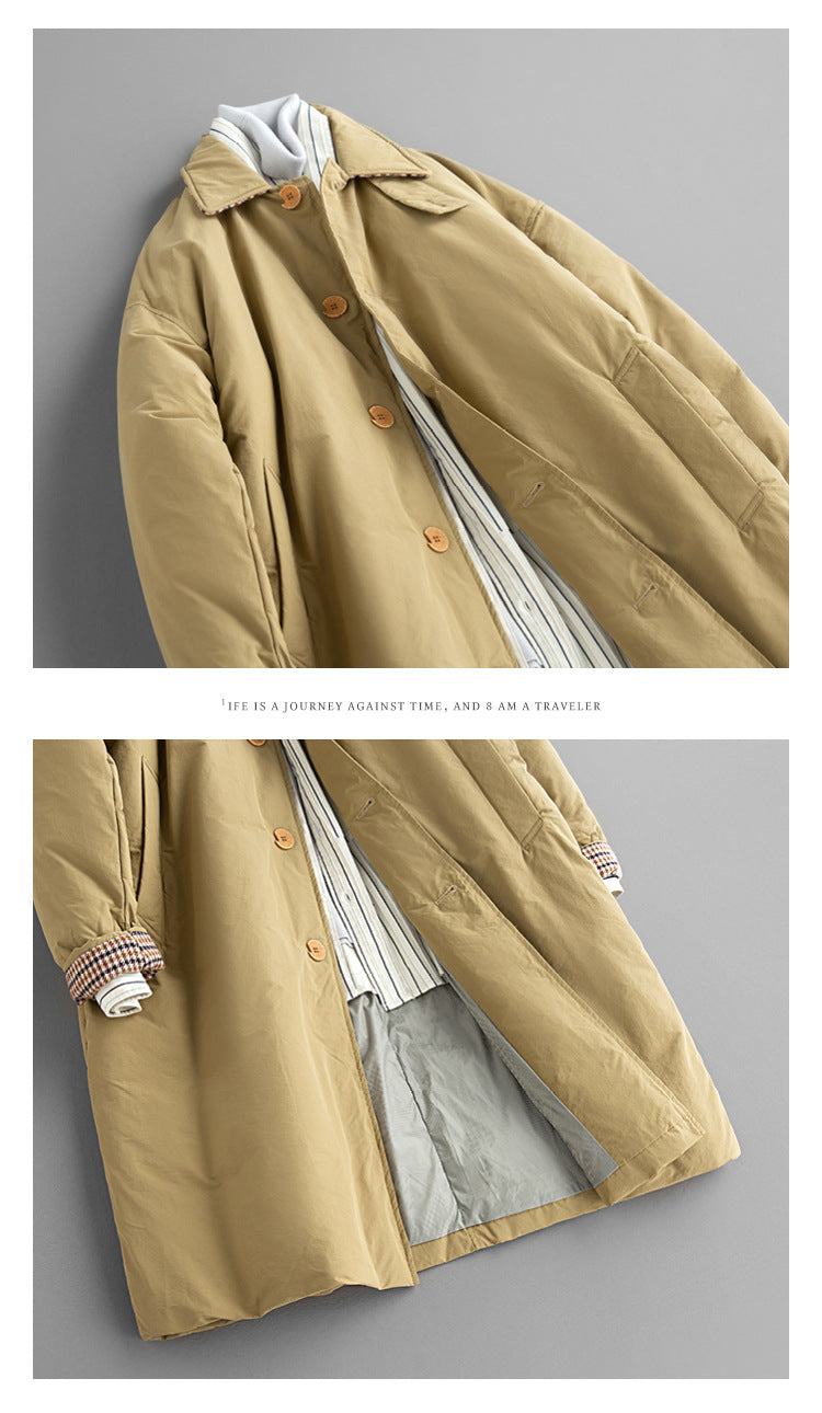 The Kensington Plaid Down Coat