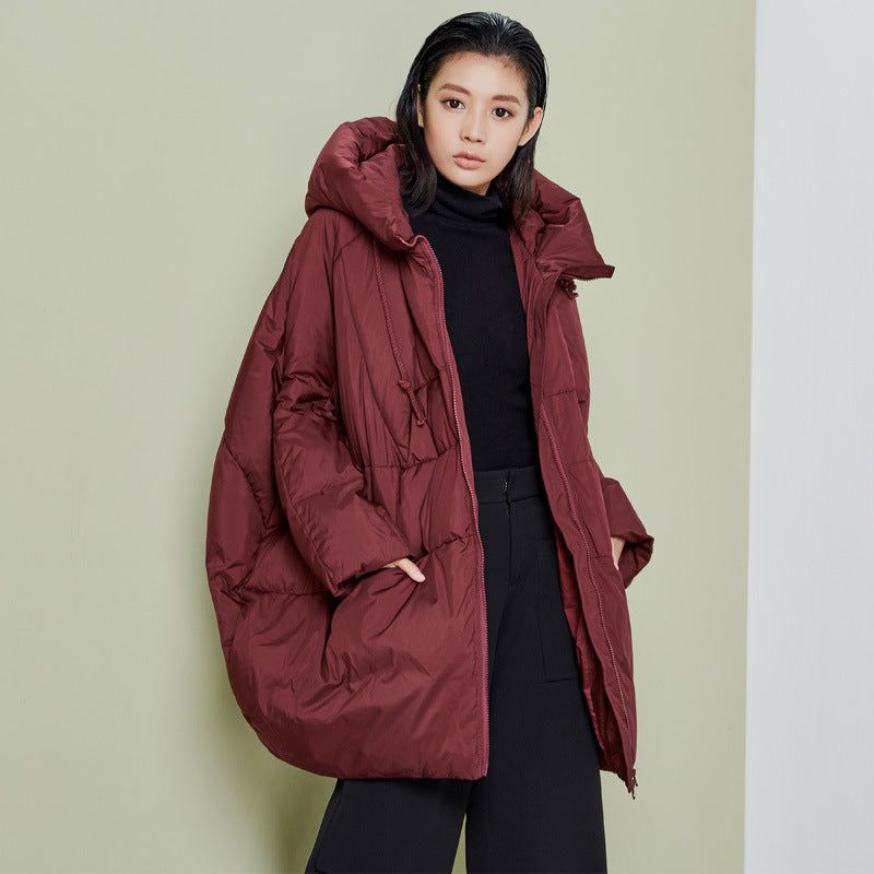 Aria Hooded Down Jacket
