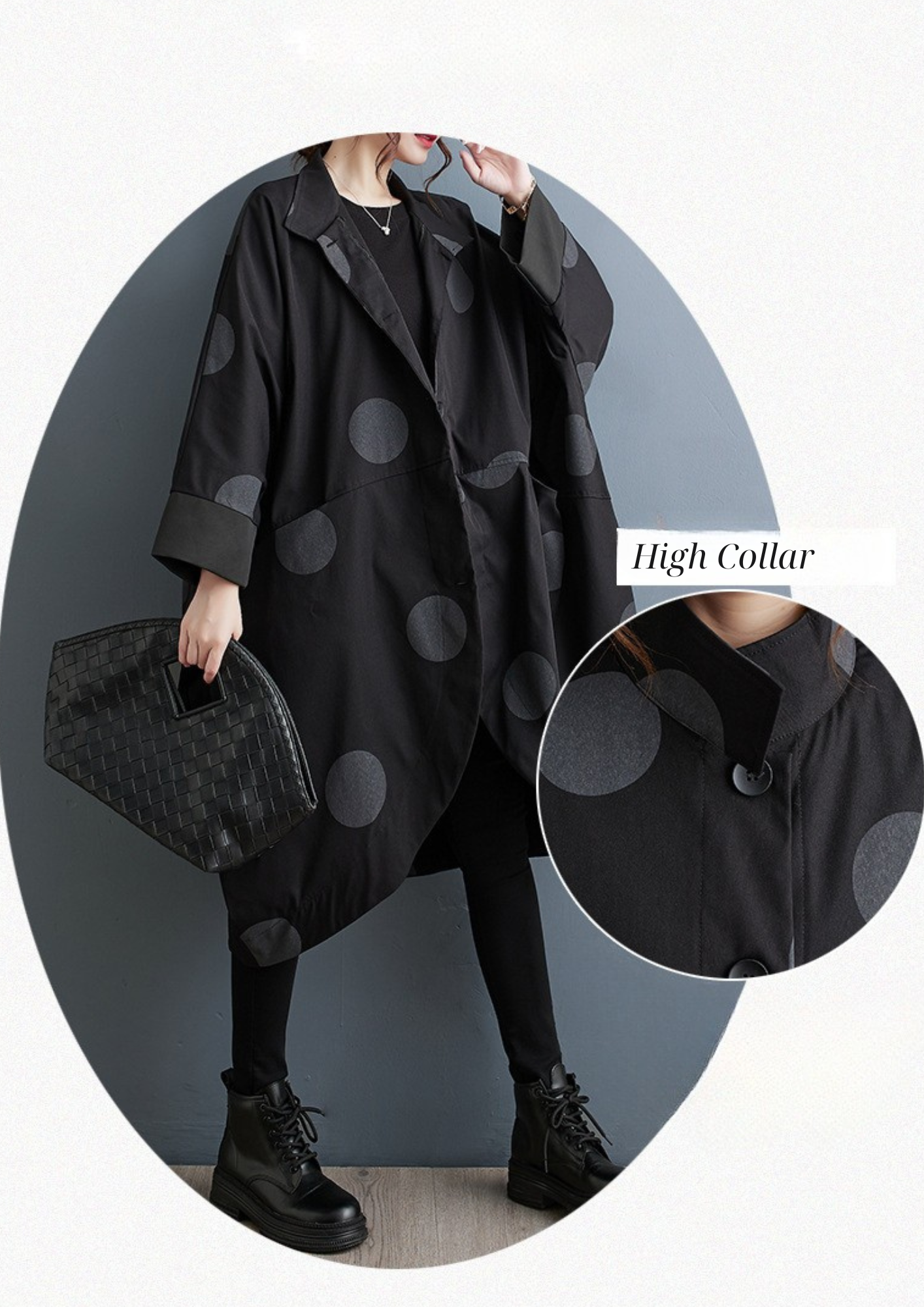 The Polka Breeze Coat