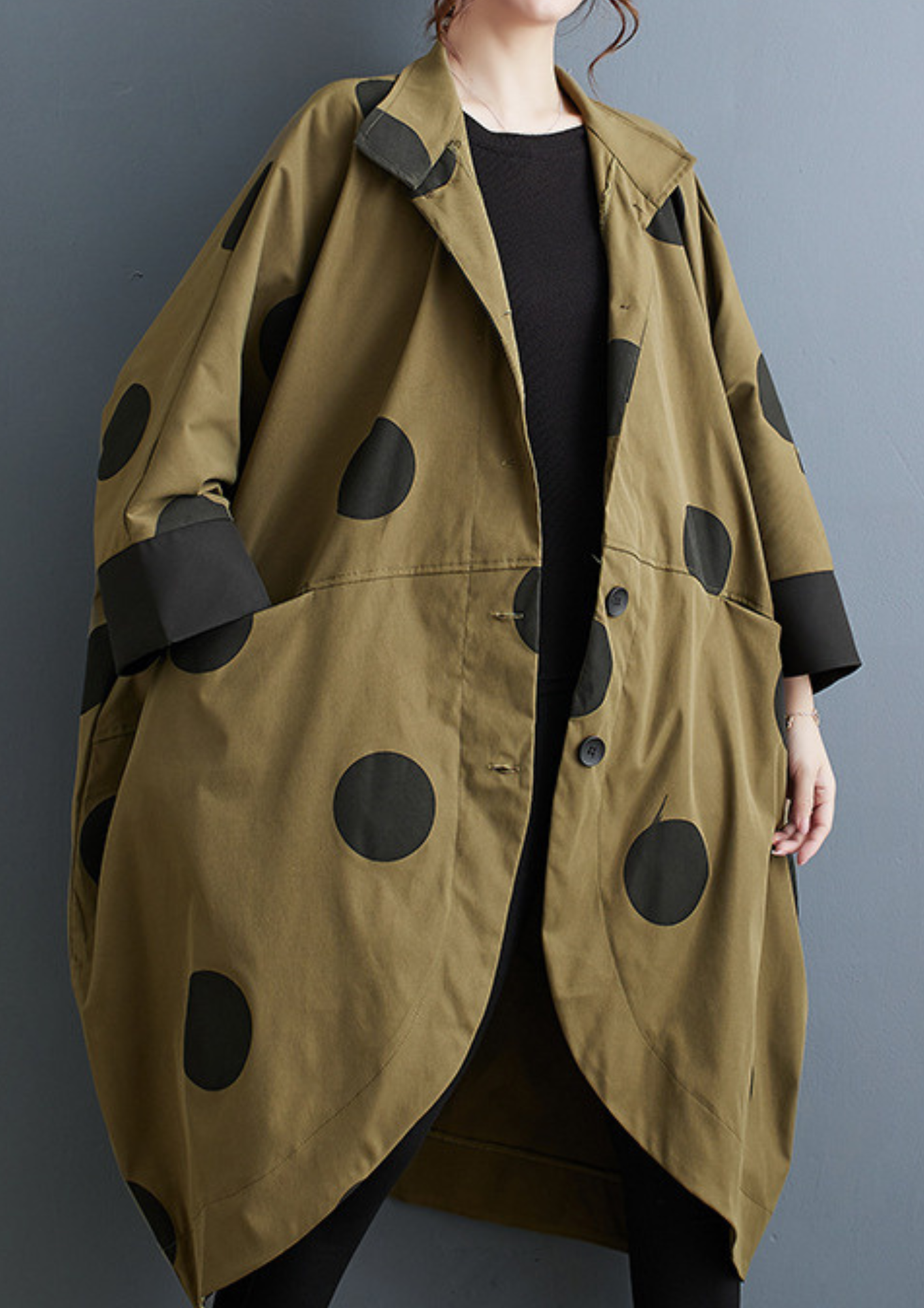 The Polka Breeze Coat