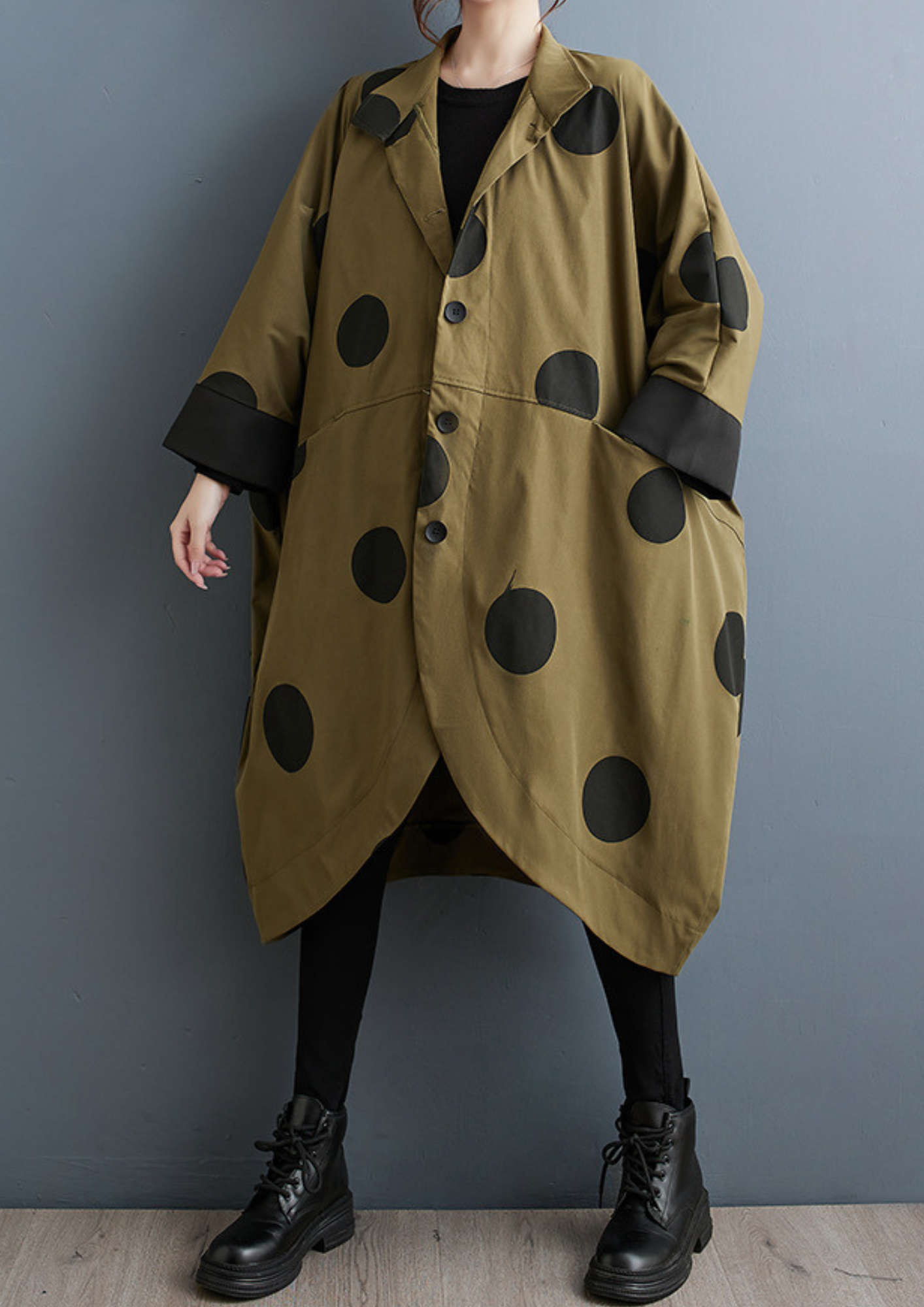 The Polka Breeze Coat