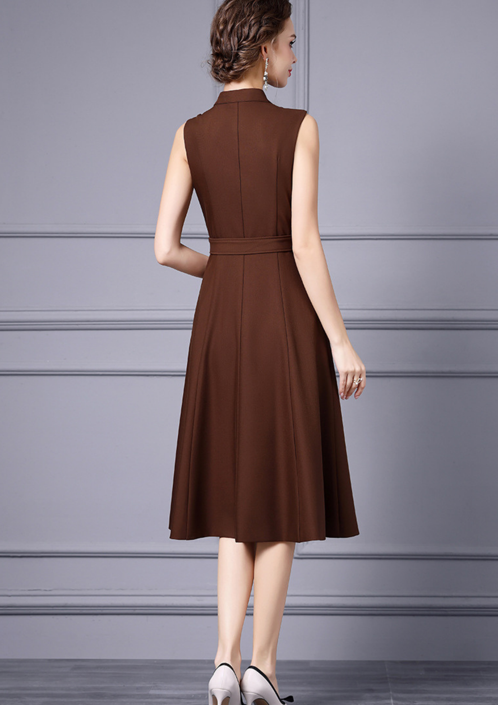 Aurelia Buttoned Elegance