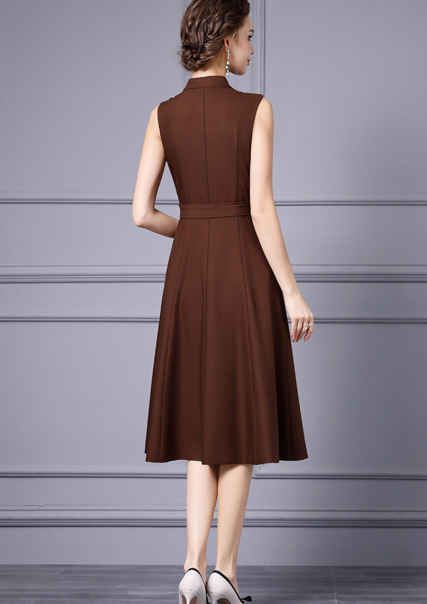 Aurelia Buttoned Elegance