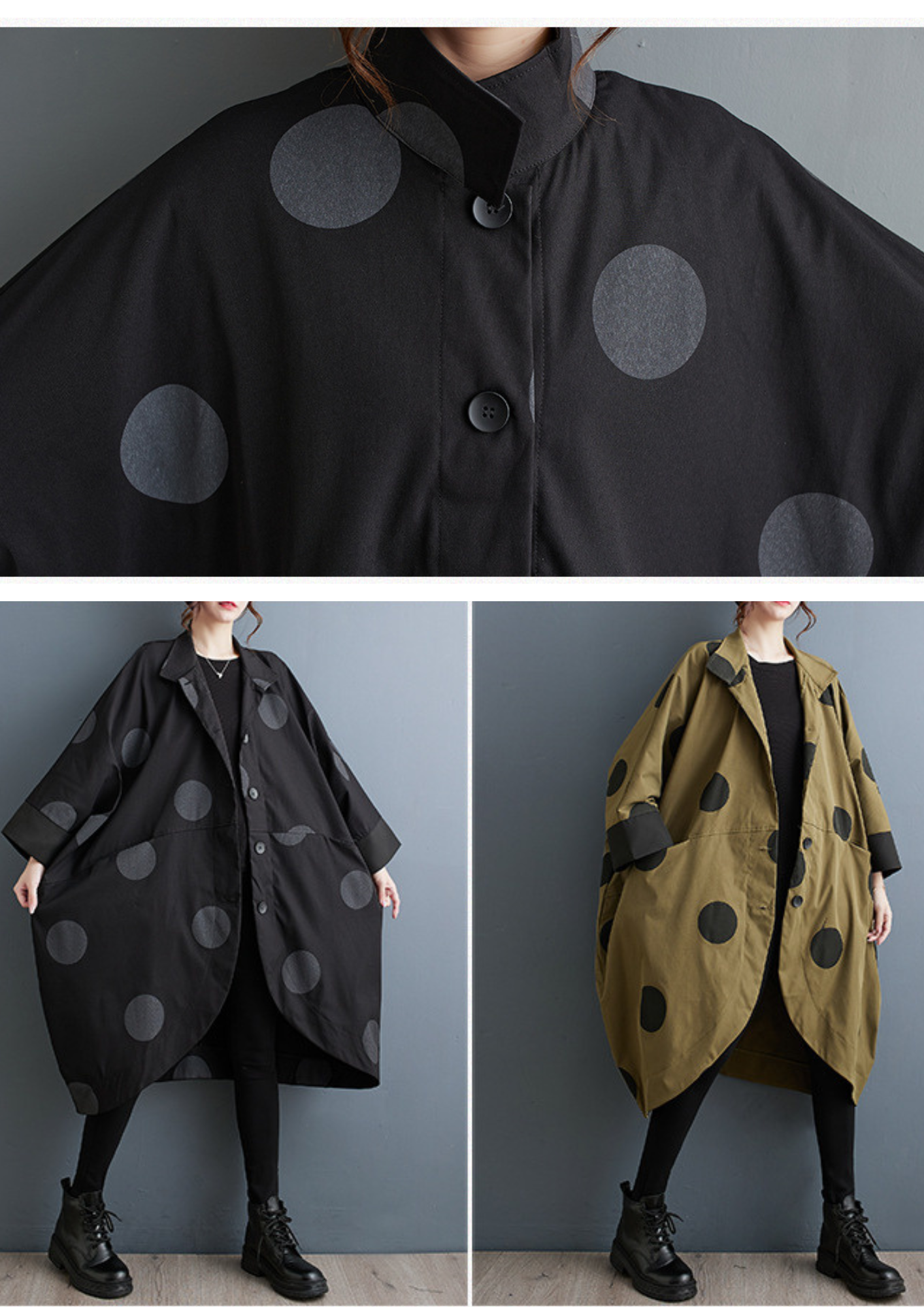The Polka Breeze Coat