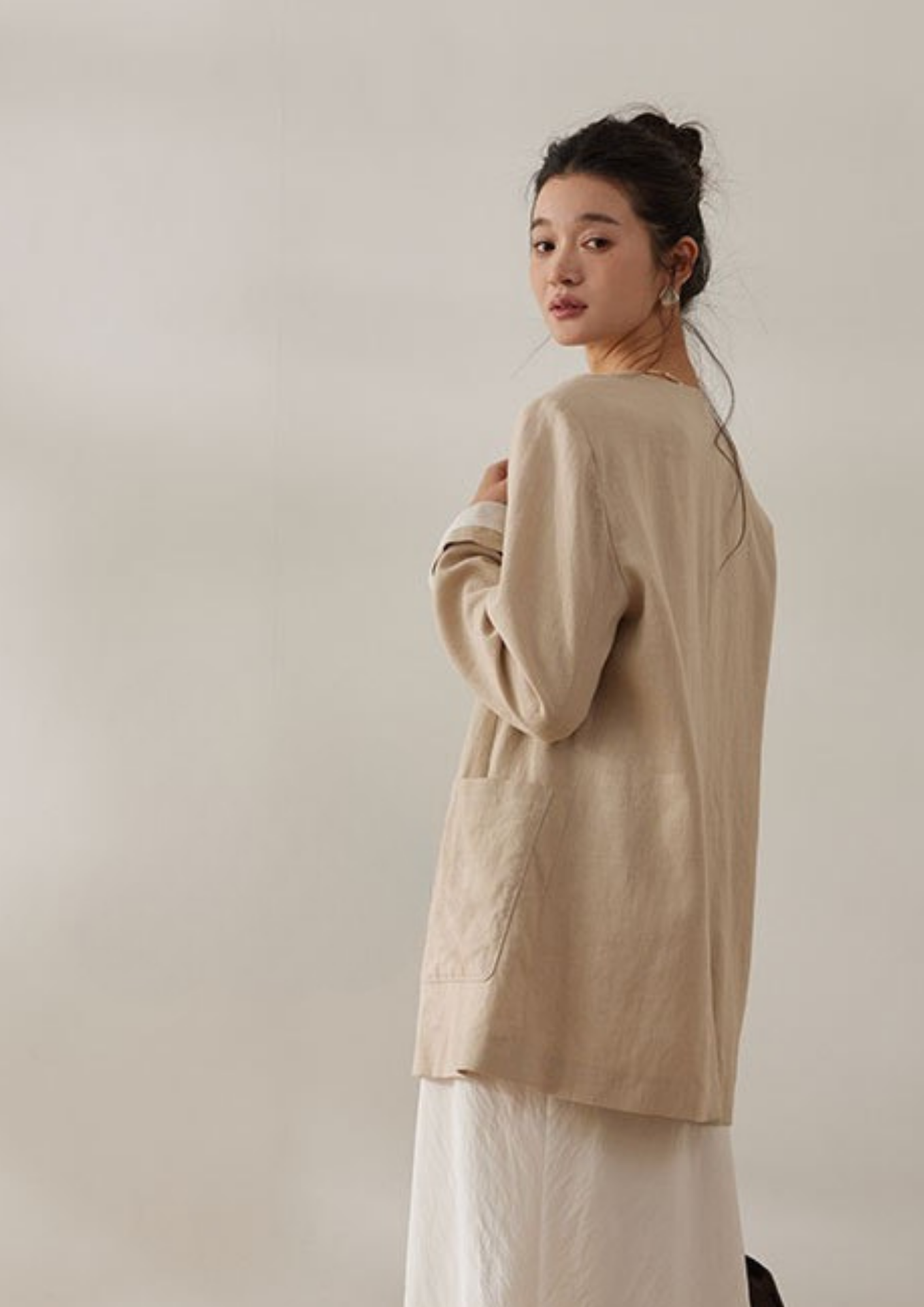 Solea Linen-Look Jacket