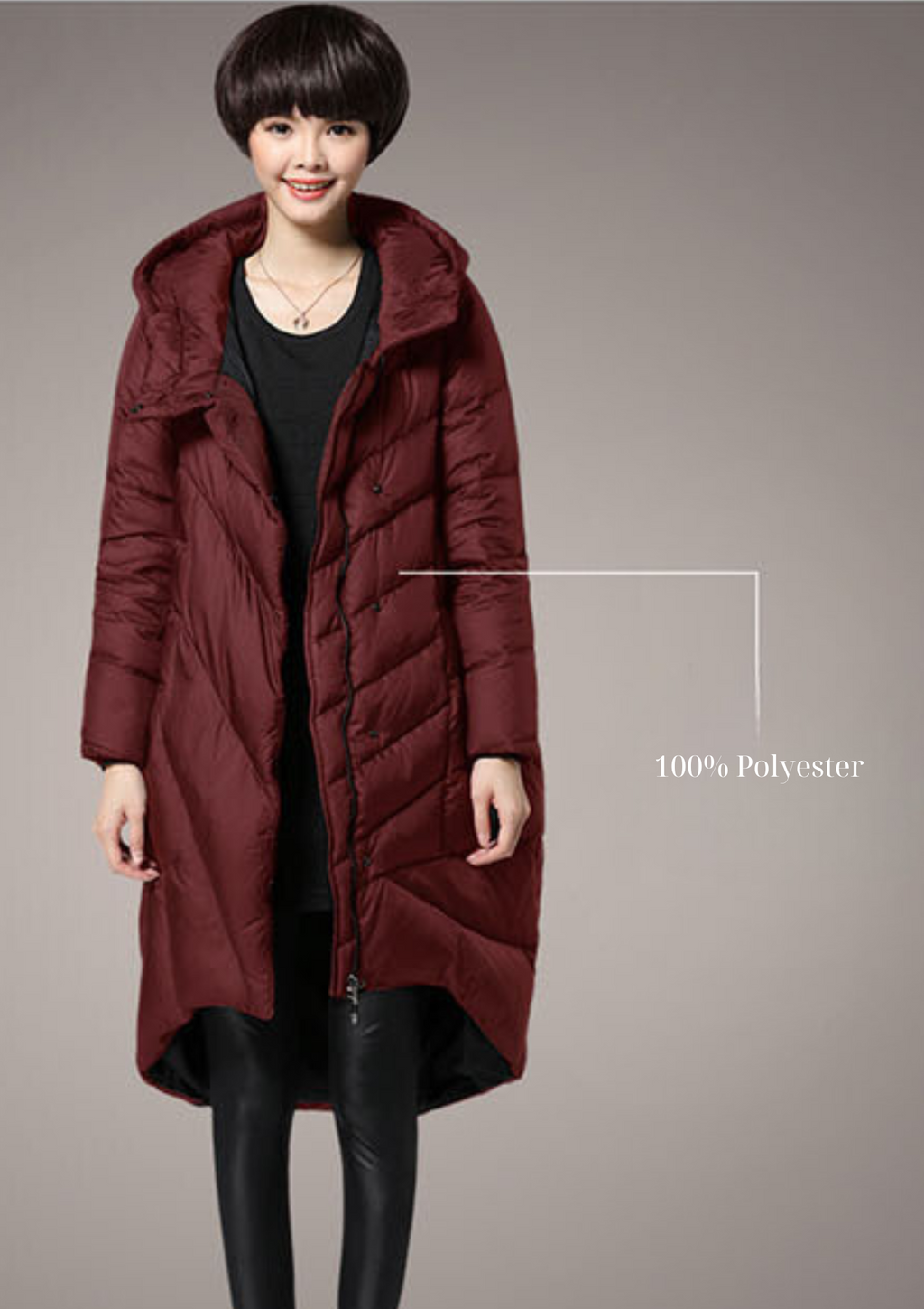 Evoke Loose-Fit Down Coat