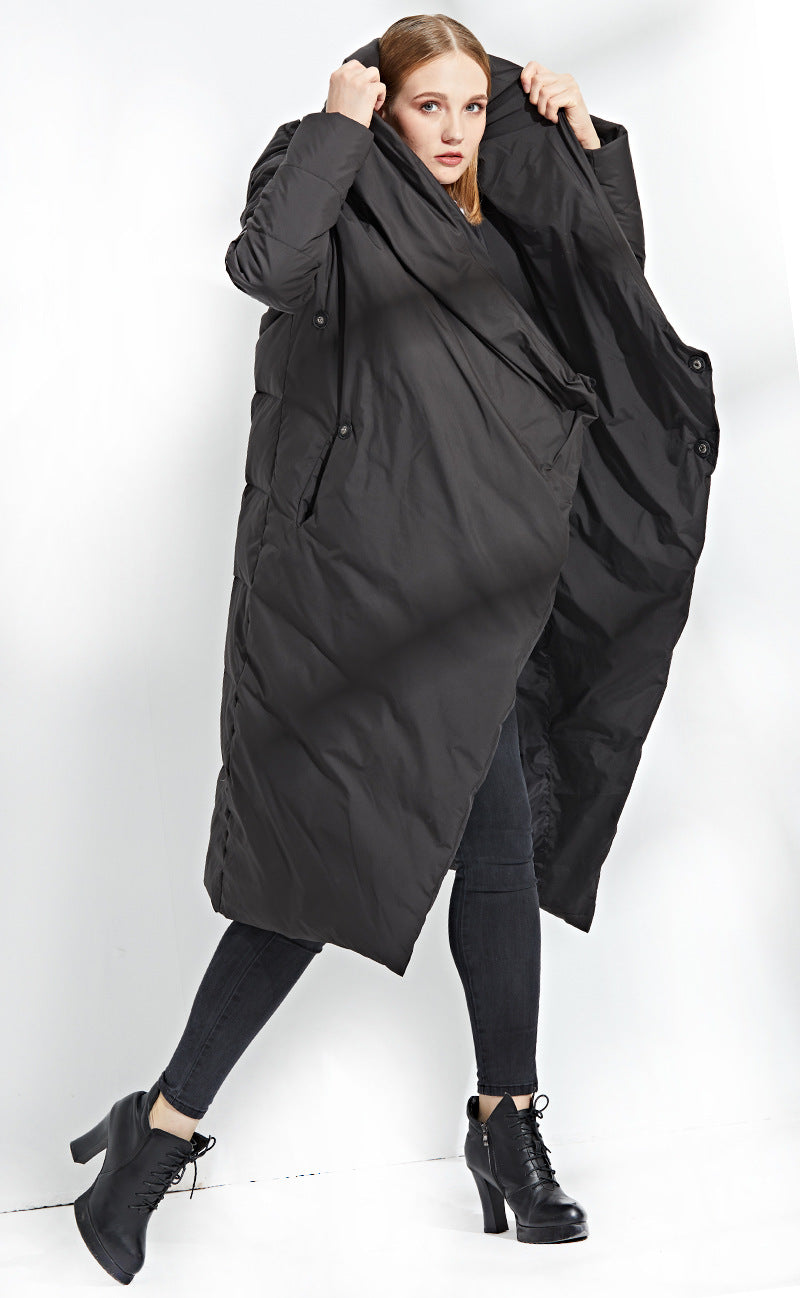 Avant-Garde Asymmetry Down Jacket