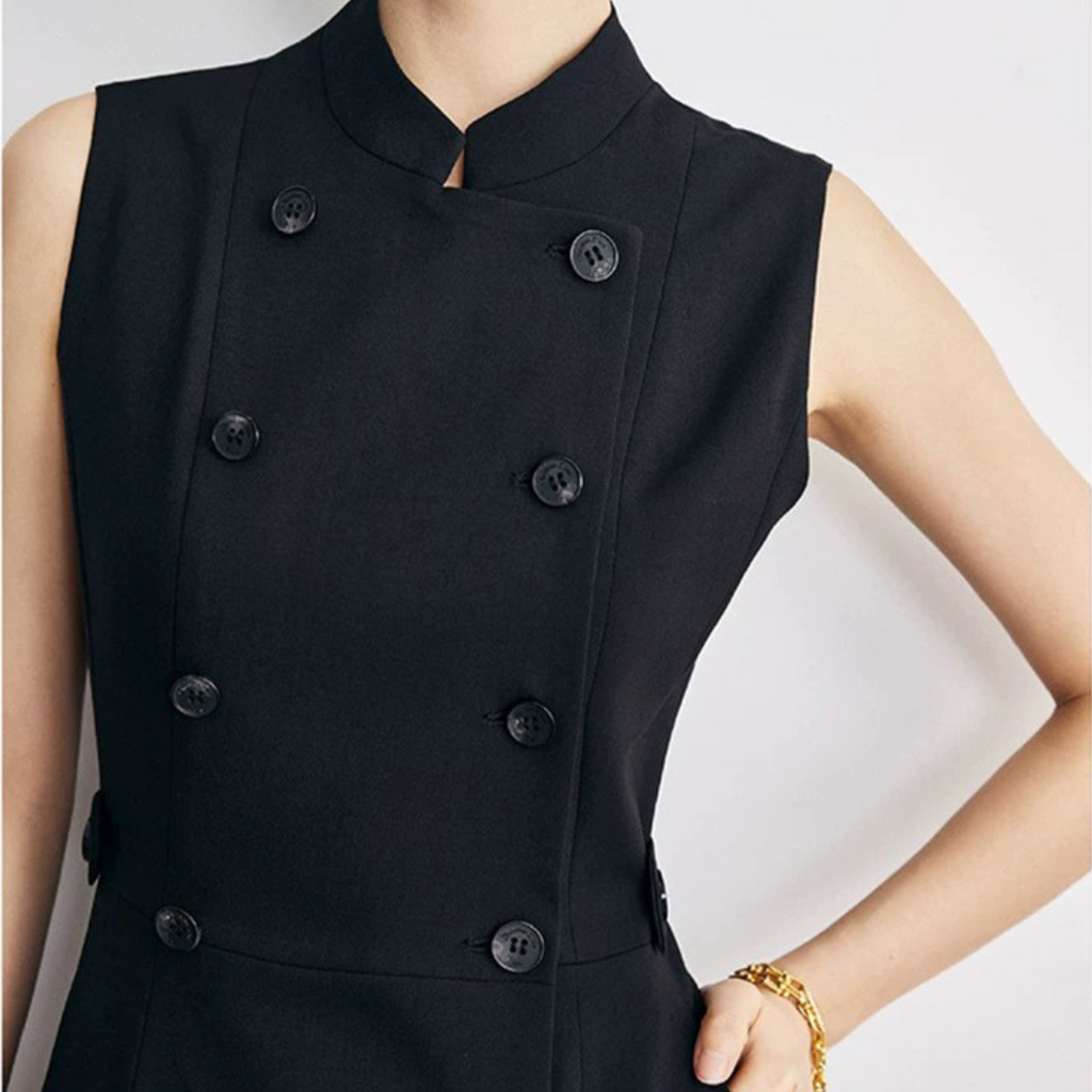 Aurelia Buttoned Elegance