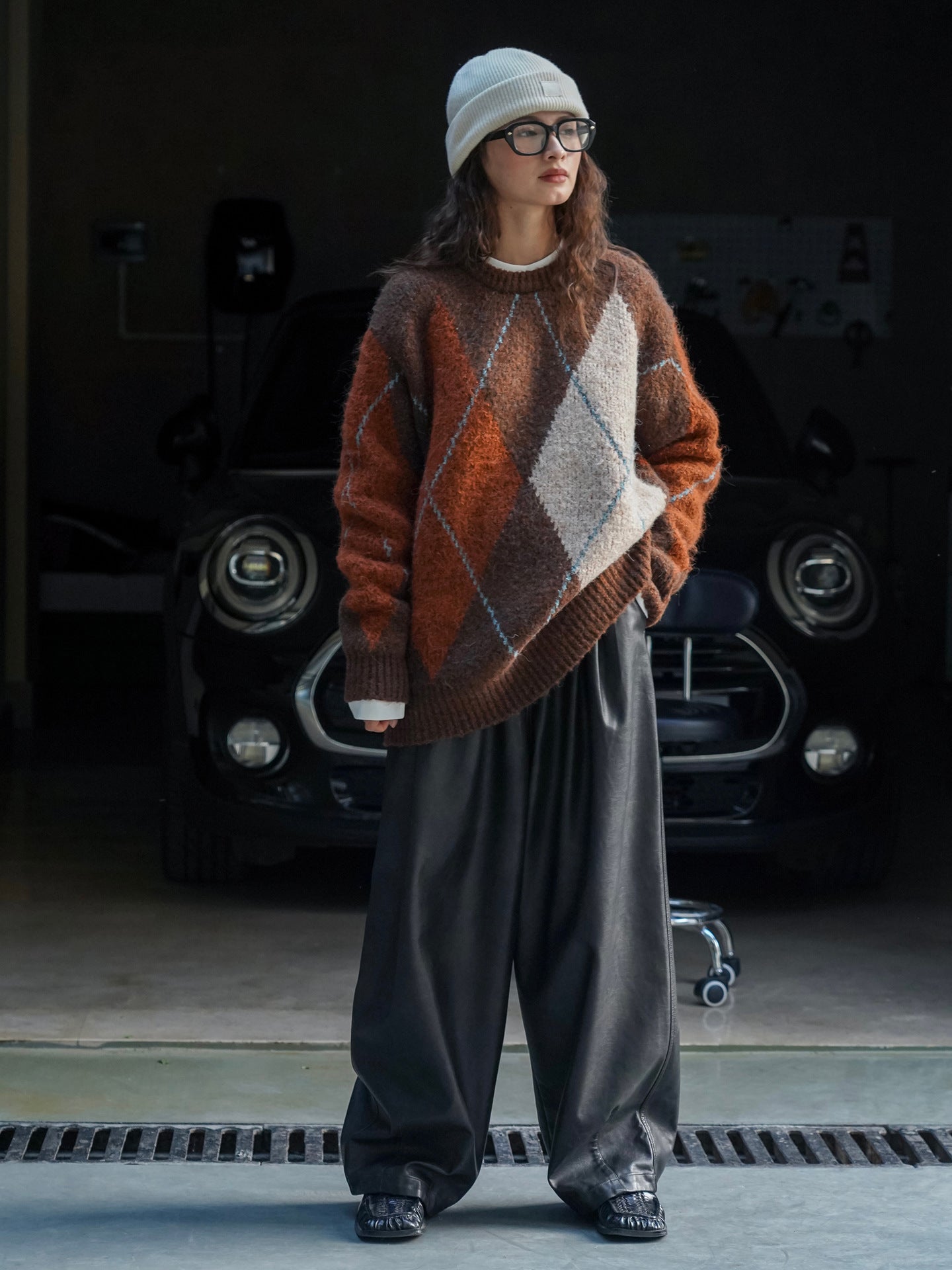 ColorBlend Plaid Pullover