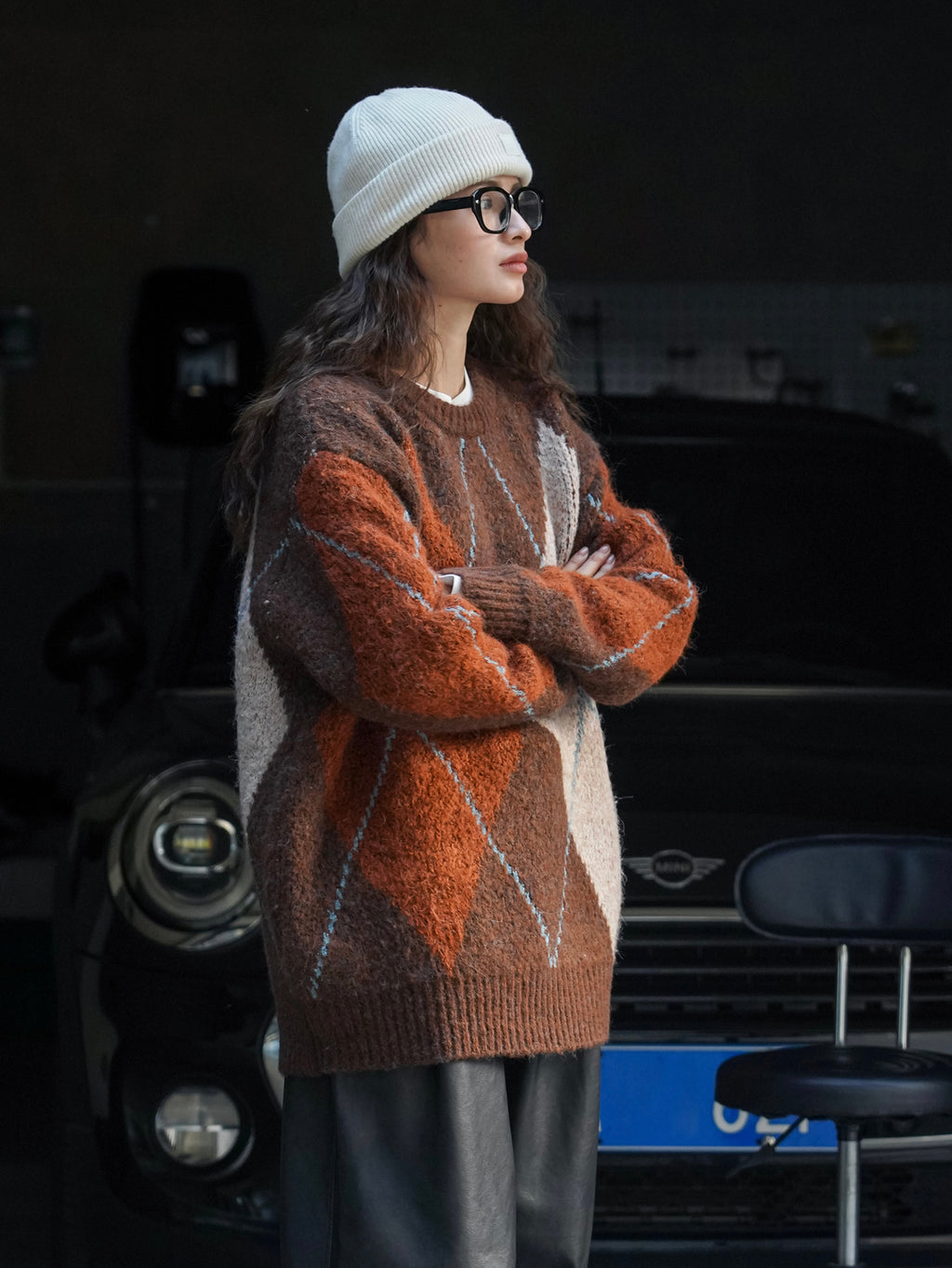 ColorBlend Plaid Pullover