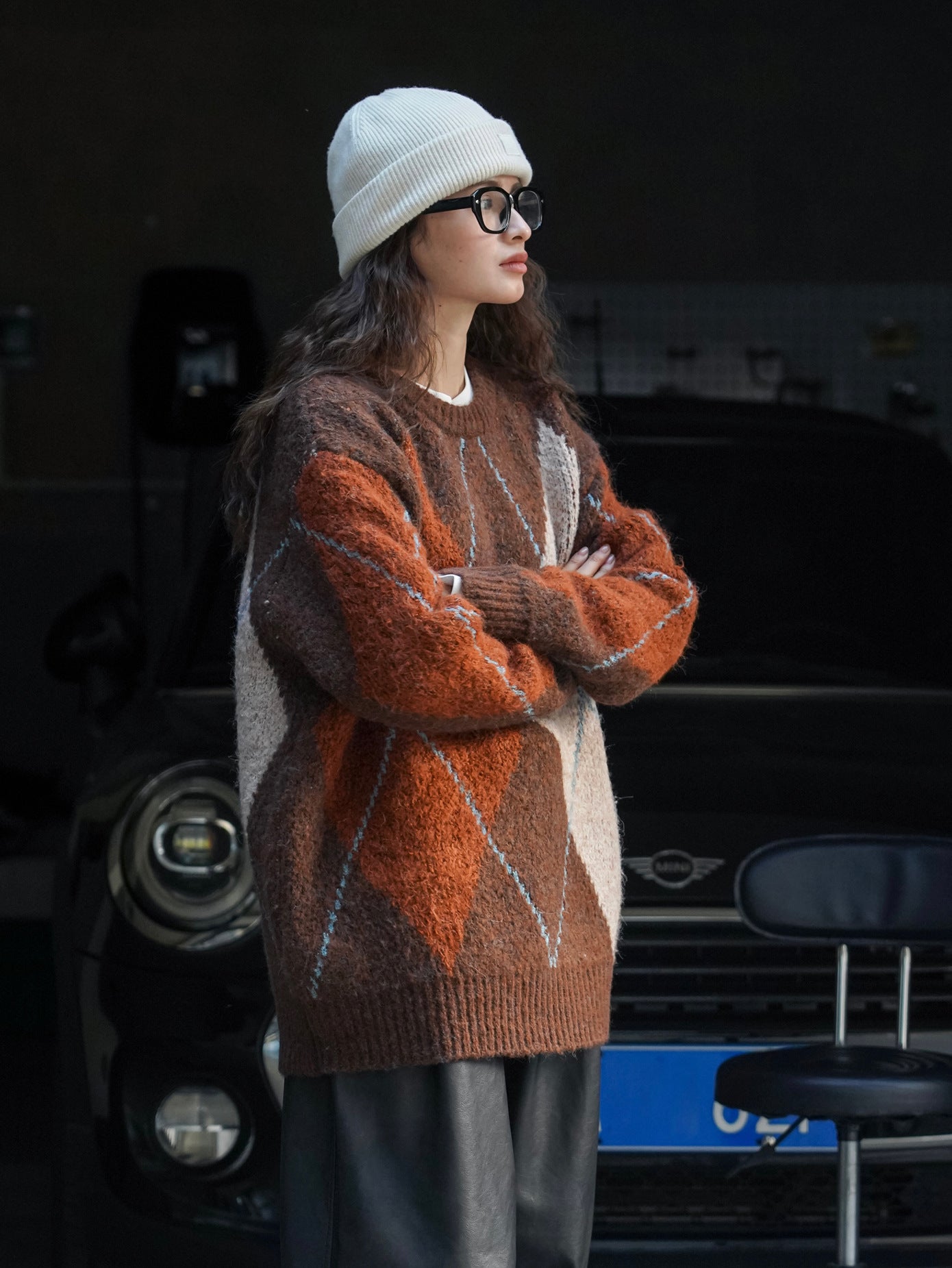 ColorBlend Plaid Pullover