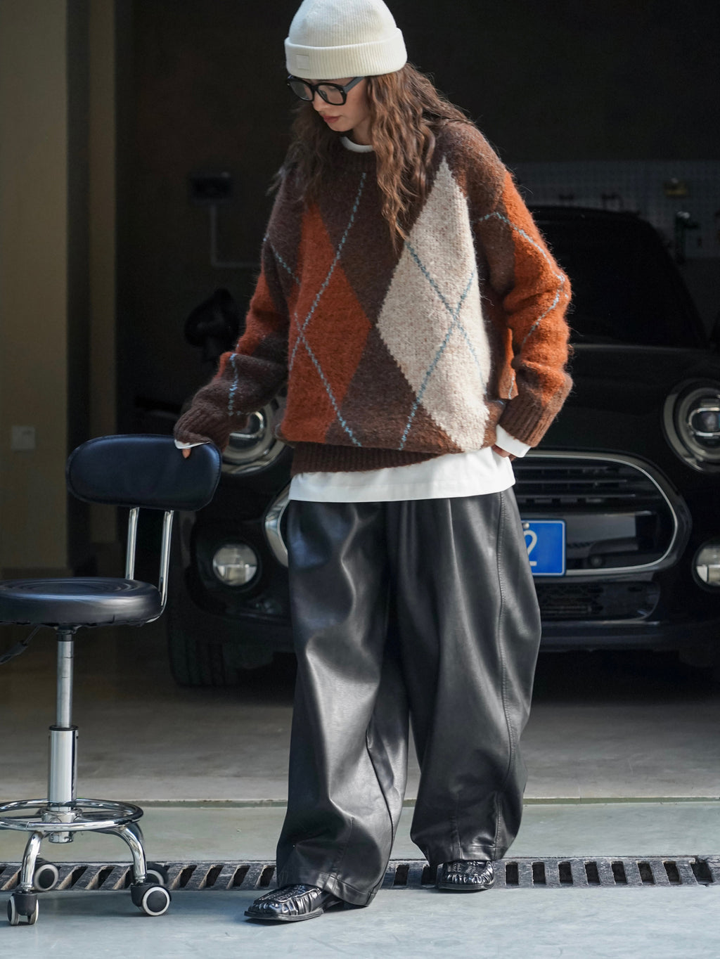 ColorBlend Plaid Pullover