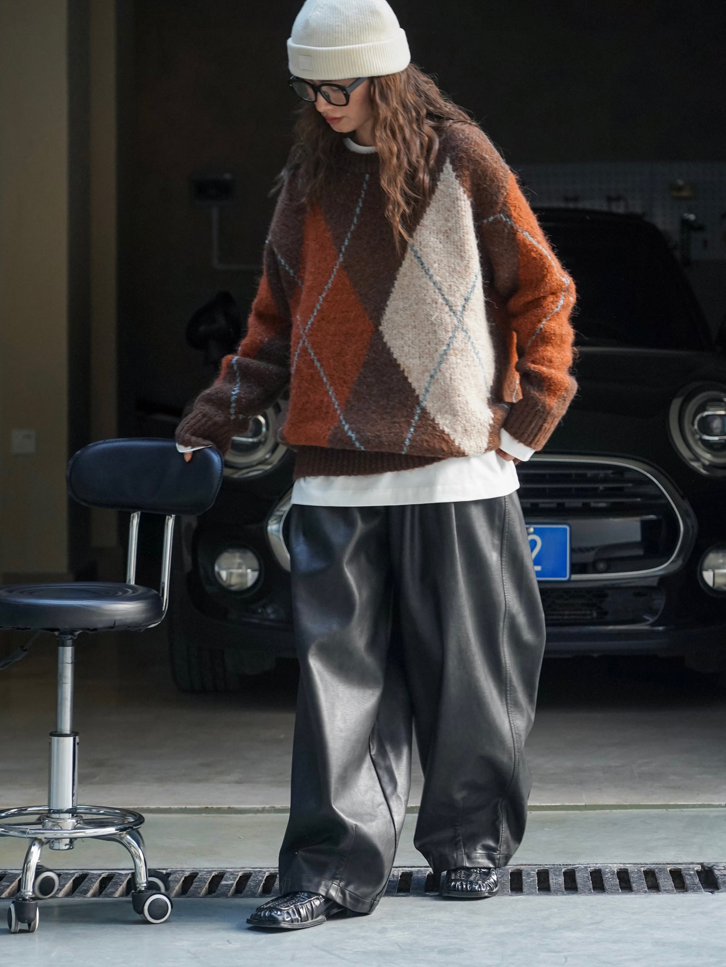 ColorBlend Plaid Pullover