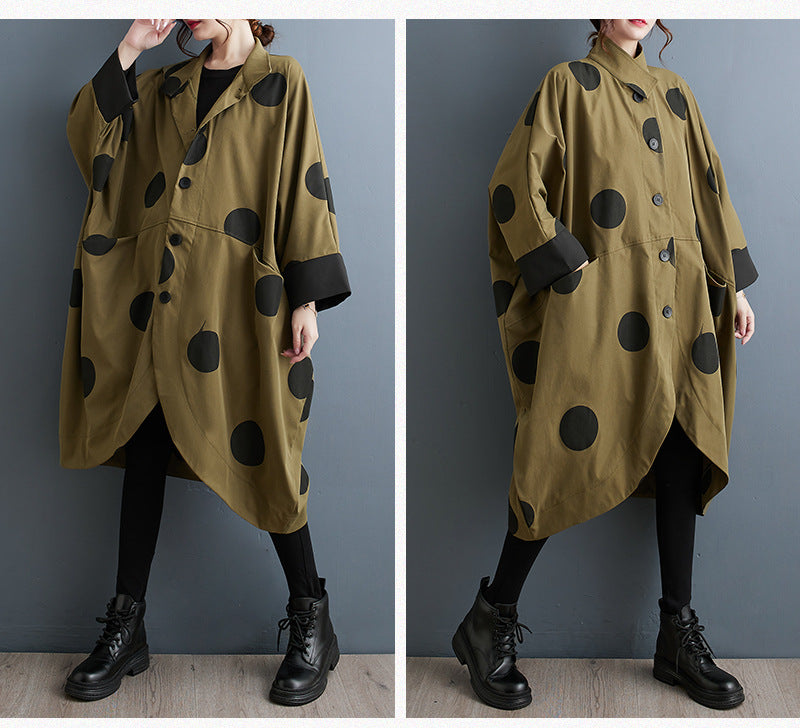 The Polka Breeze Coat