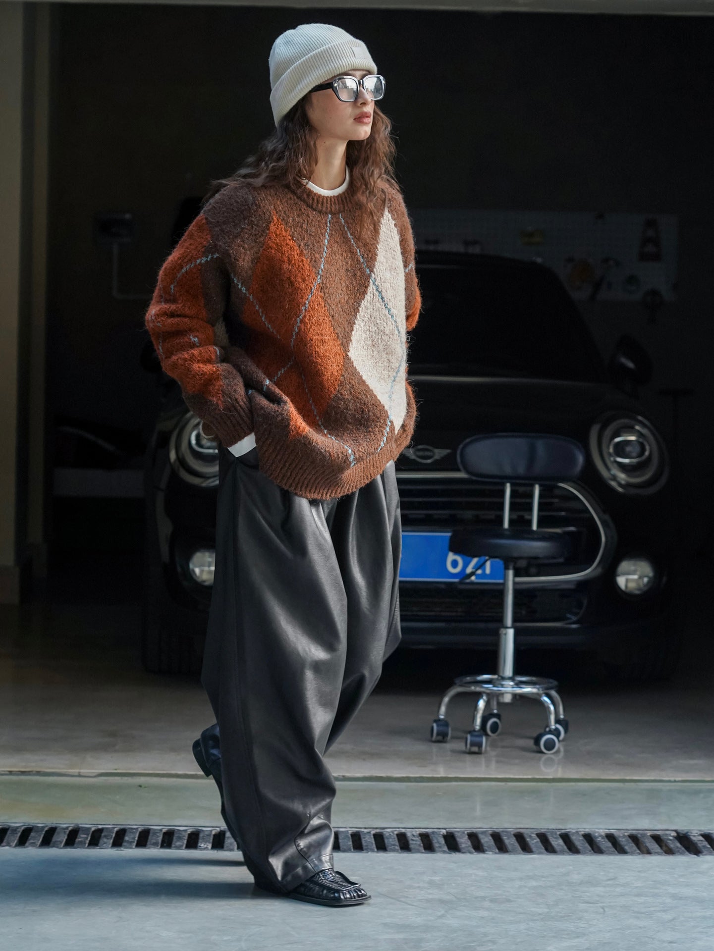 ColorBlend Plaid Pullover