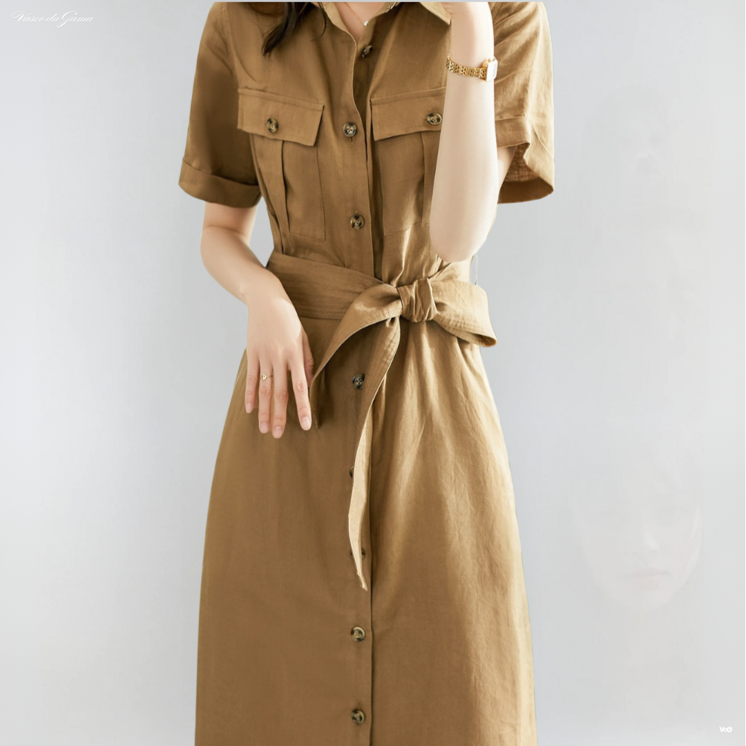 Cotton Breeze Shirt Dress