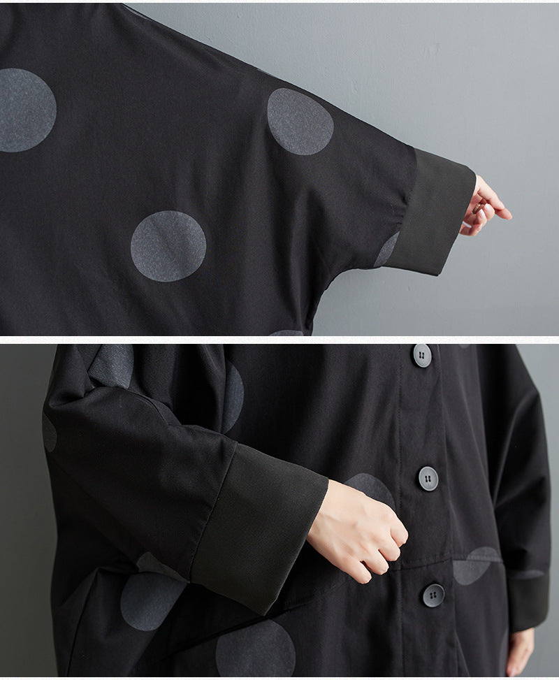 The Polka Breeze Coat