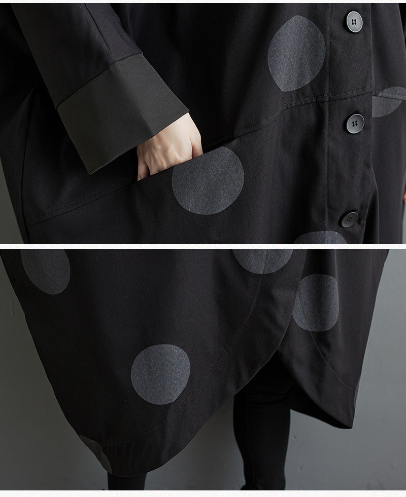 The Polka Breeze Coat