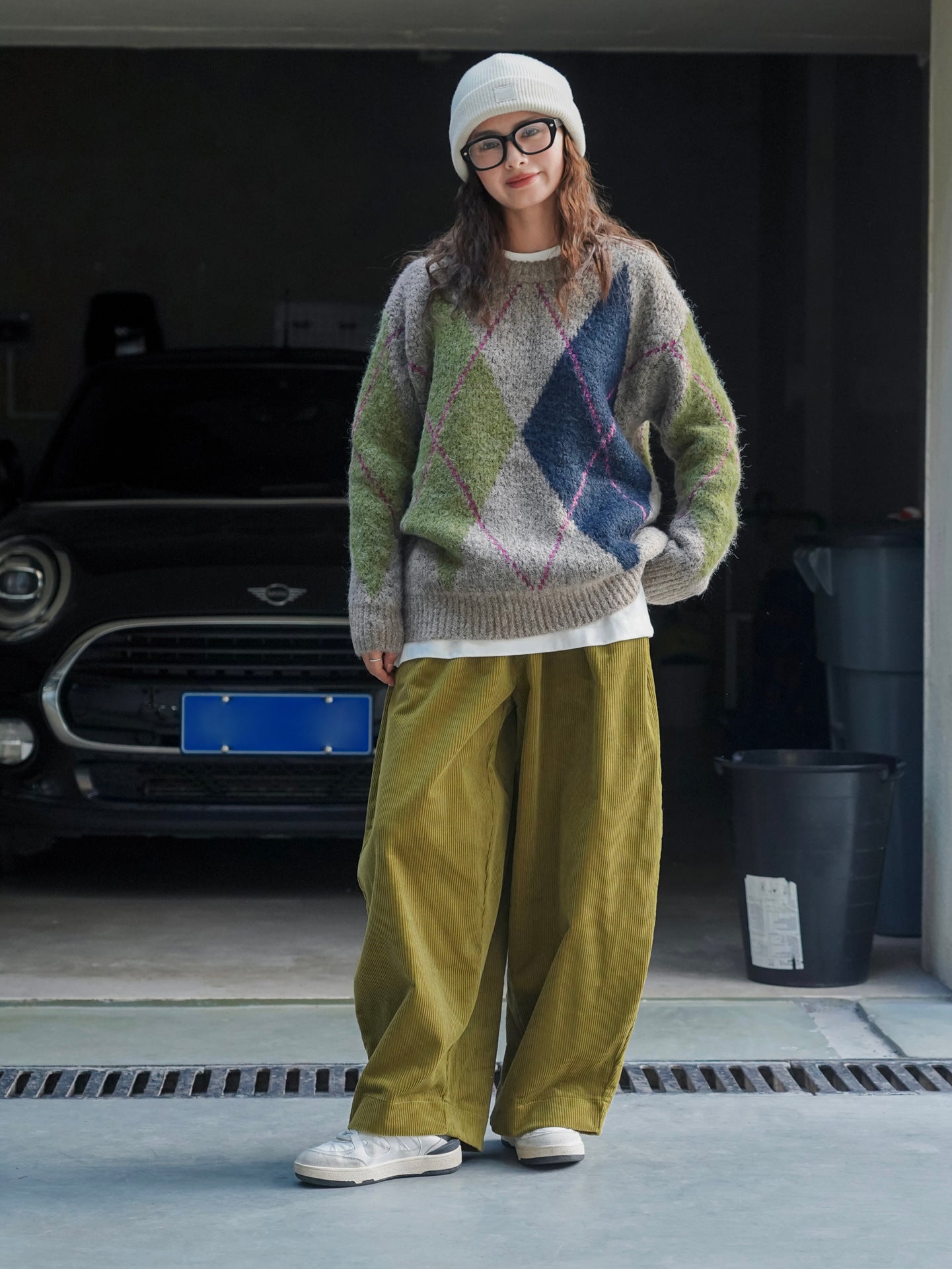 ColorBlend Plaid Pullover