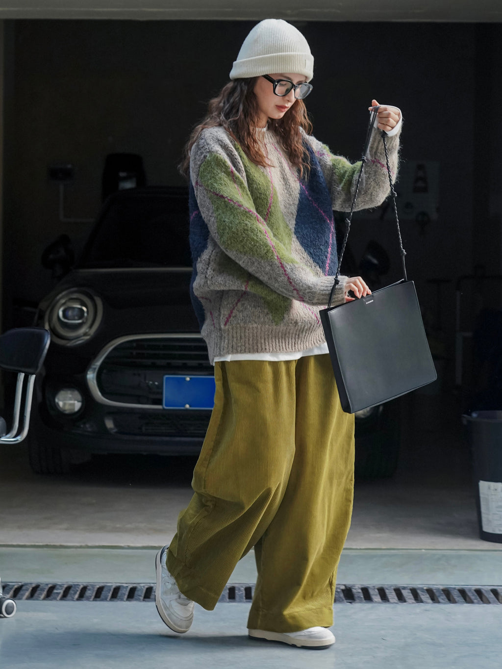 ColorBlend Plaid Pullover