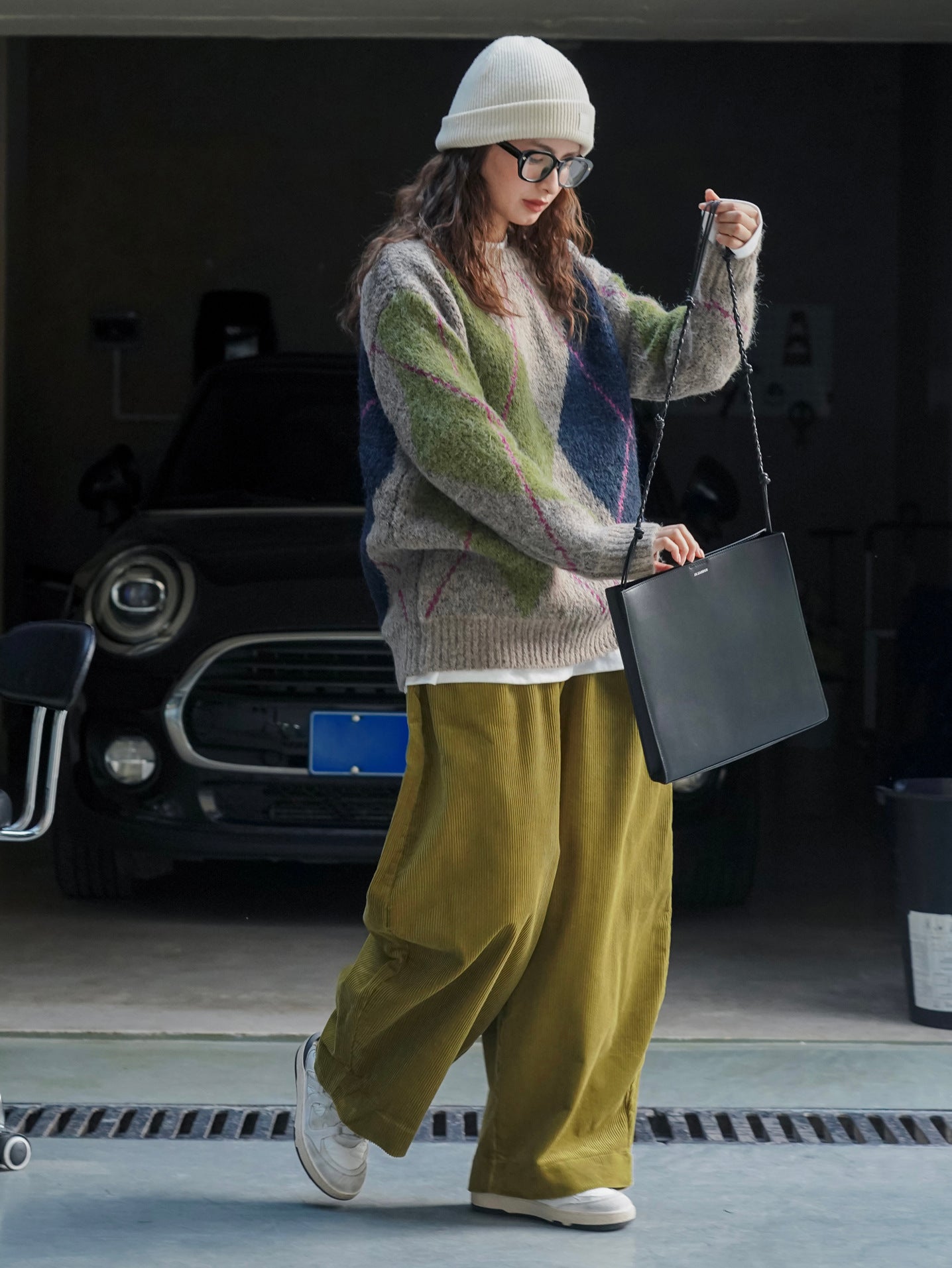 ColorBlend Plaid Pullover