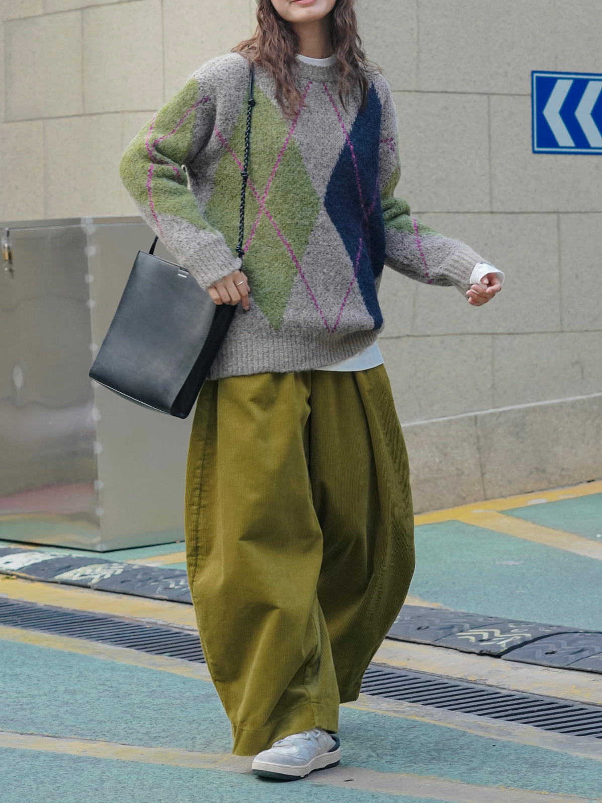 ColorBlend Plaid Pullover