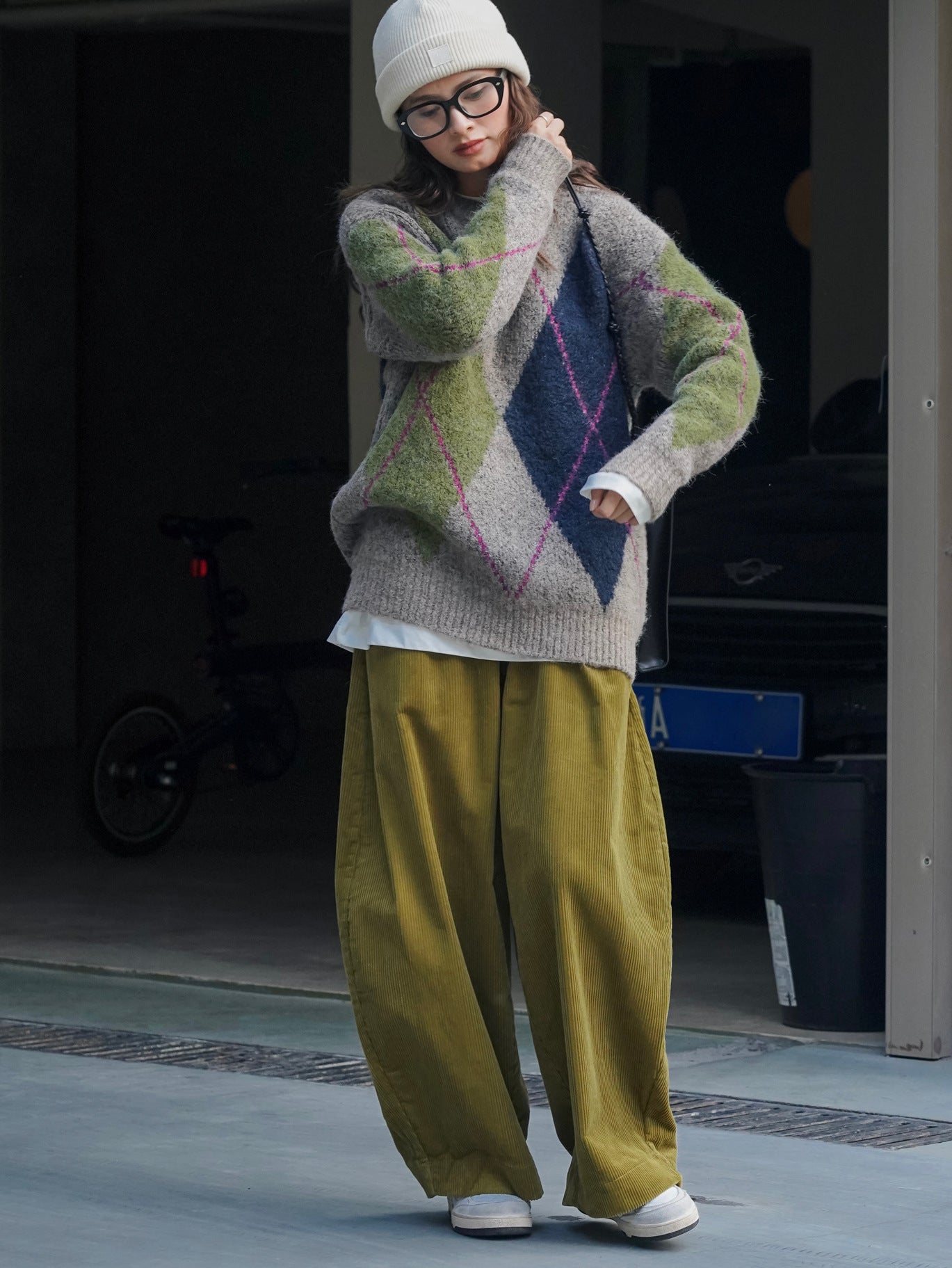 ColorBlend Plaid Pullover