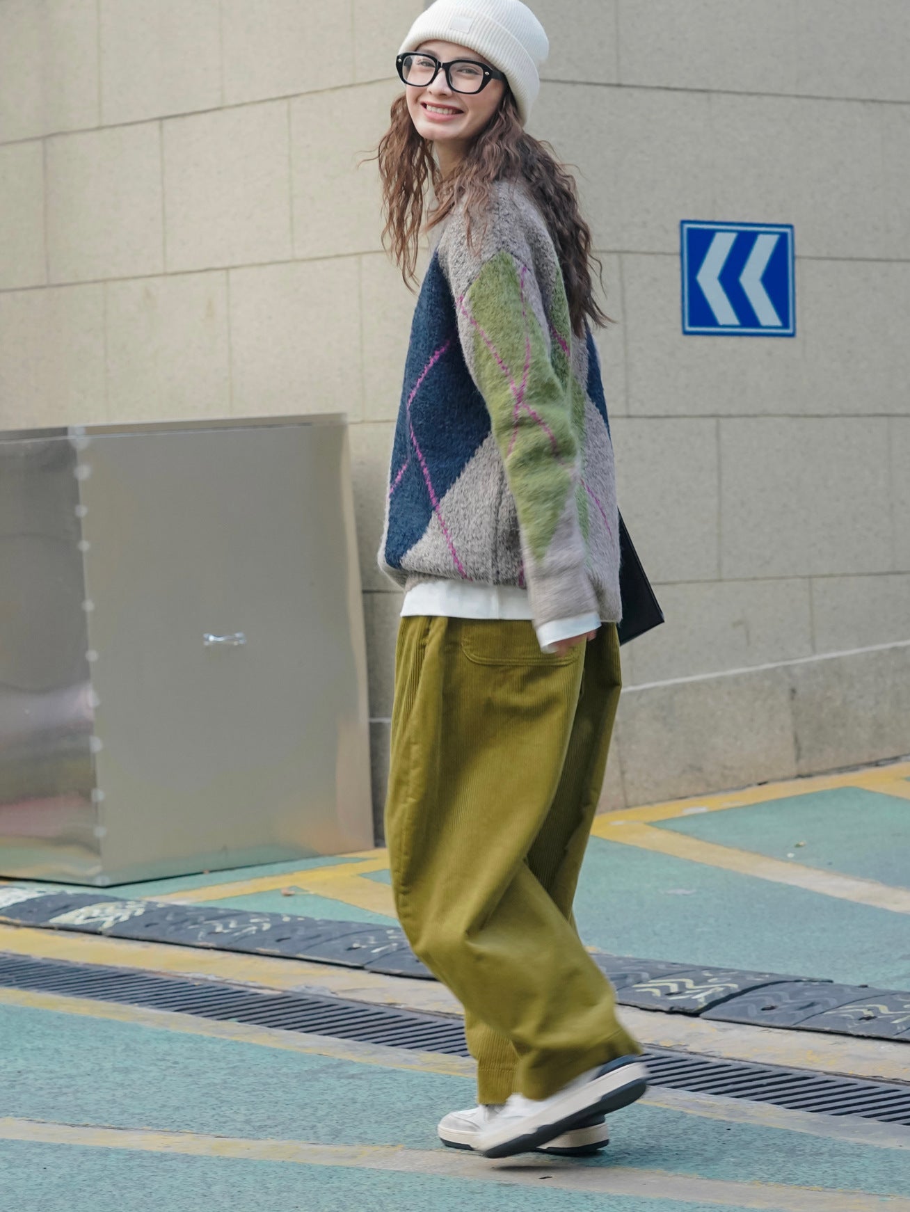 ColorBlend Plaid Pullover