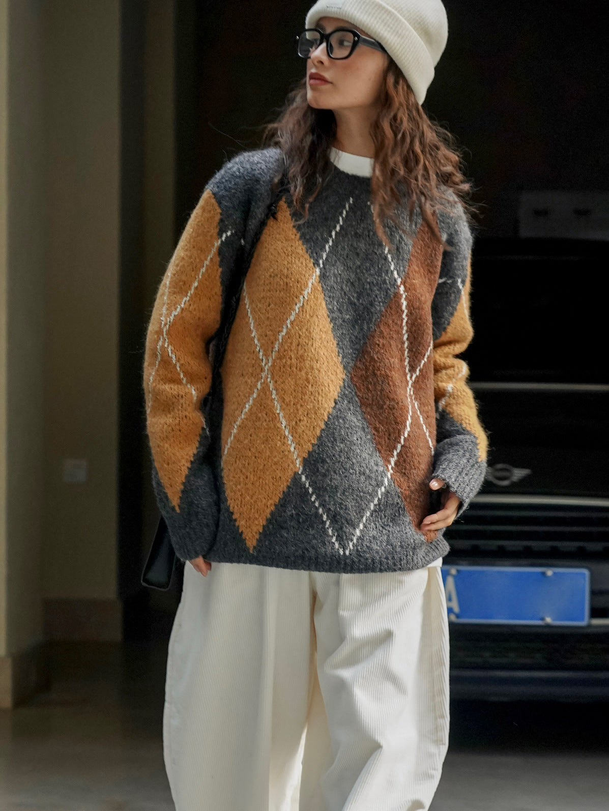 ColorBlend Plaid Pullover
