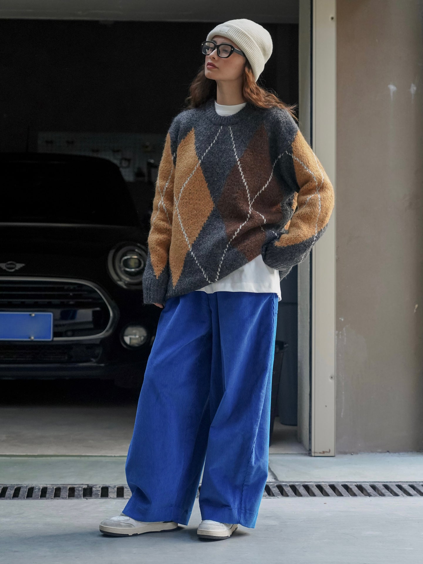 ColorBlend Plaid Pullover