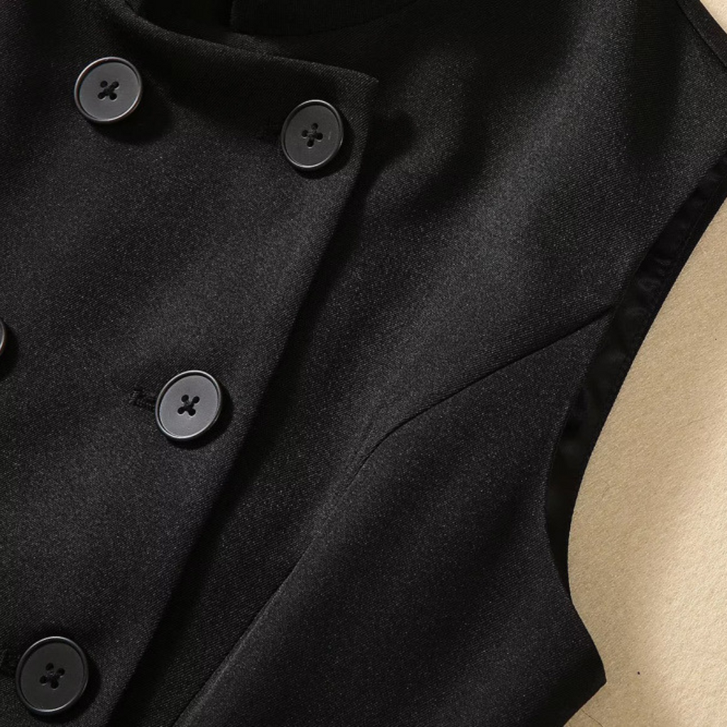 Aurelia Buttoned Elegance