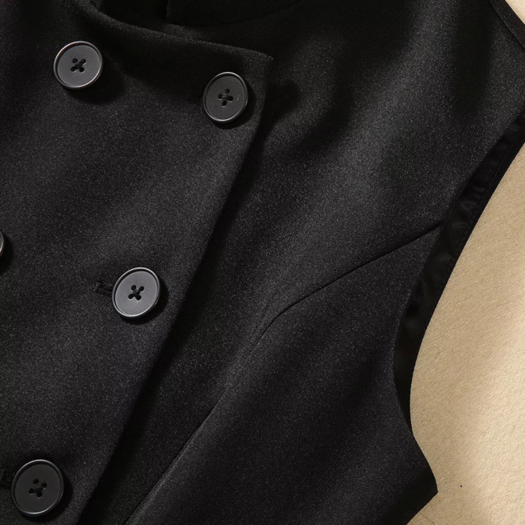 Aurelia Buttoned Elegance