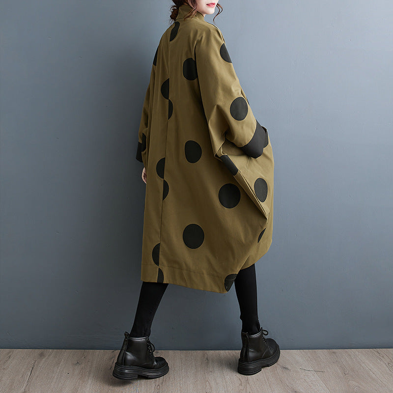 The Polka Breeze Coat