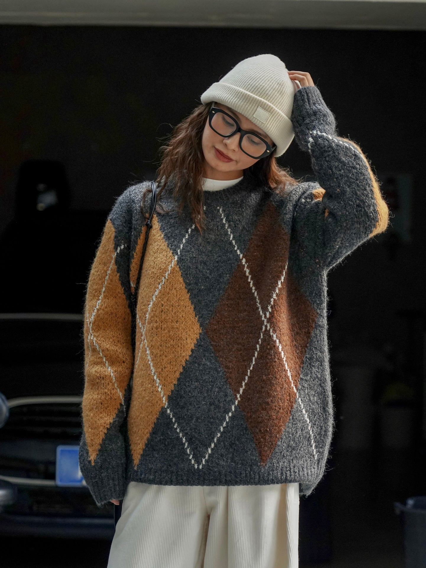 ColorBlend Plaid Pullover