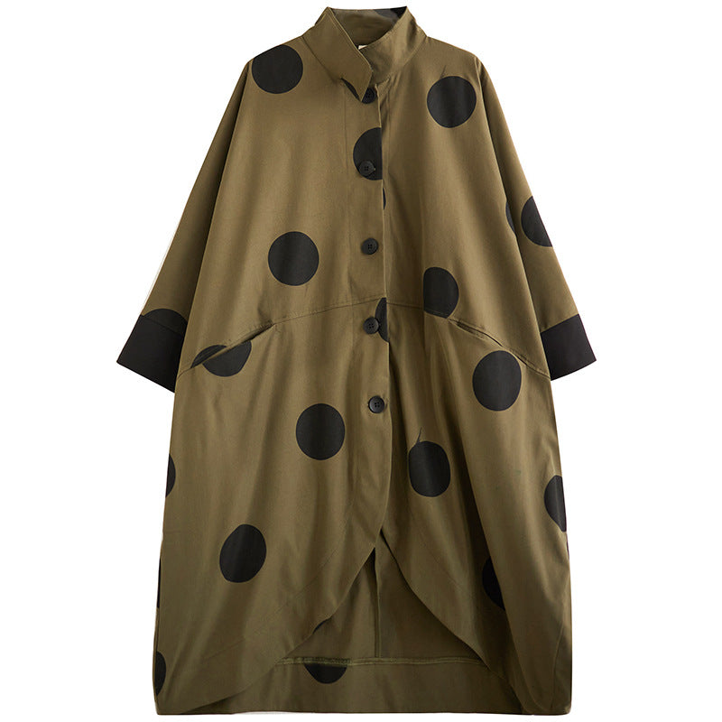 The Polka Breeze Coat