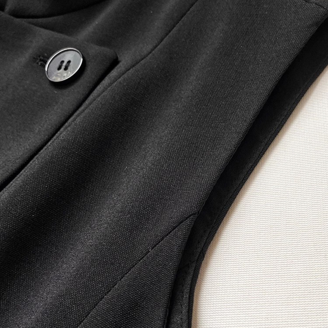 Aurelia Buttoned Elegance
