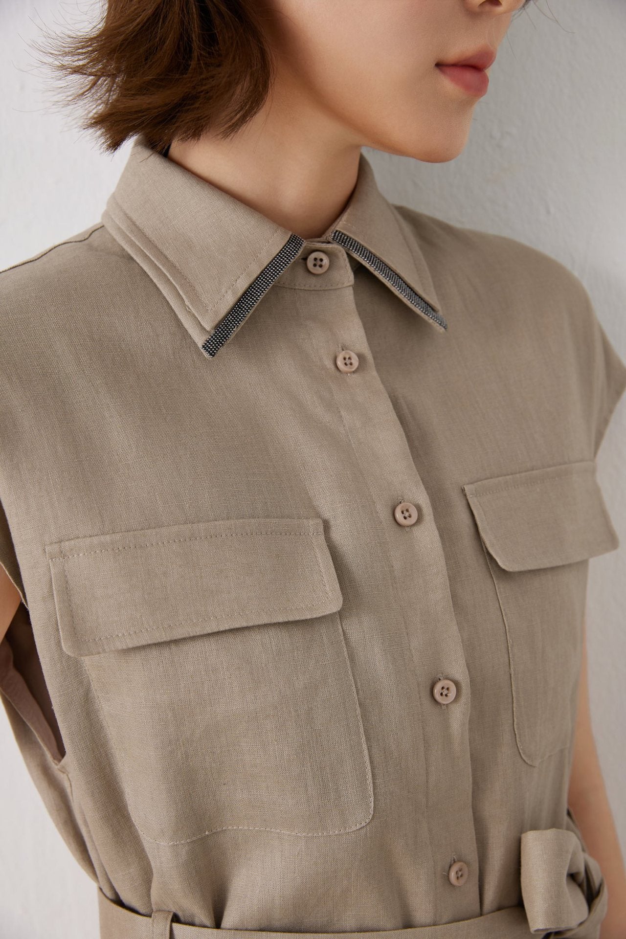 Aeris Linen Dress