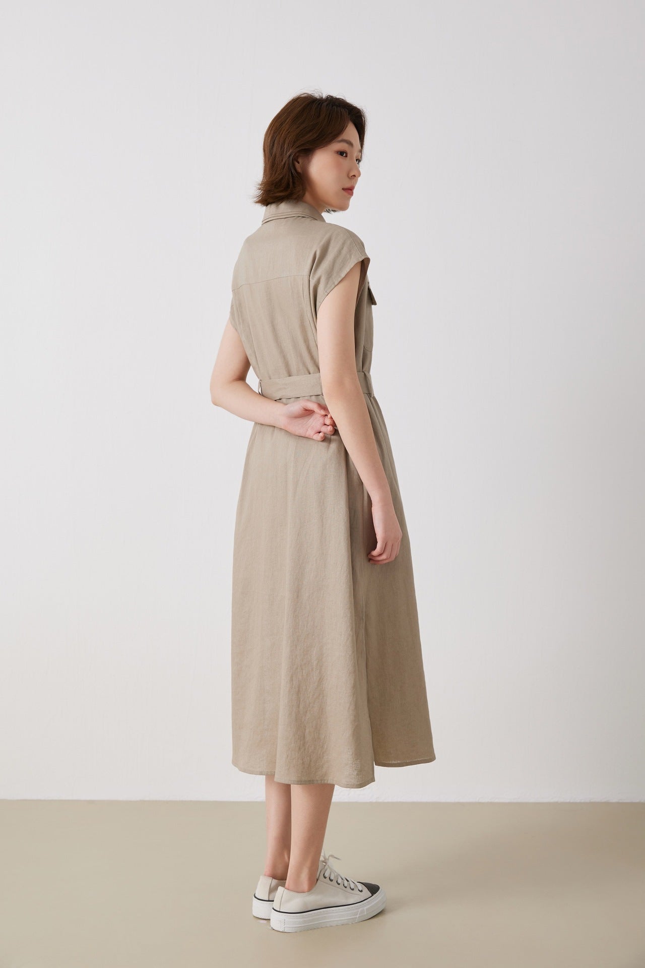 Aeris Linen Dress