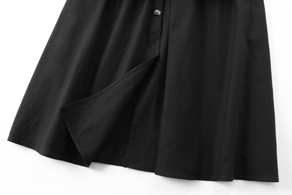 The Loop & Tie Maxi Shirt Dress