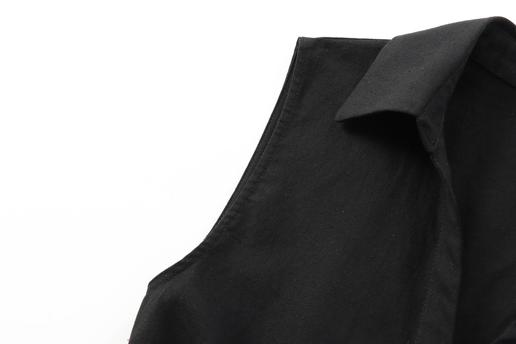 The Loop & Tie Maxi Shirt Dress