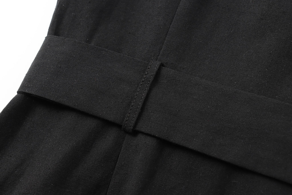 The Loop & Tie Maxi Shirt Dress