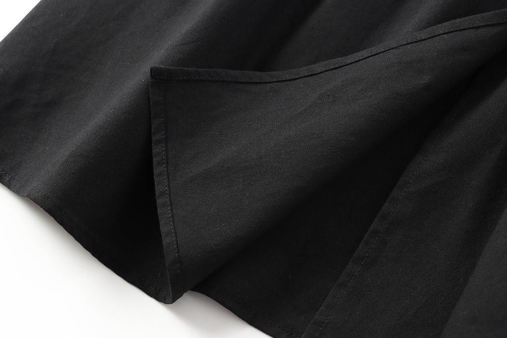 The Loop & Tie Maxi Shirt Dress