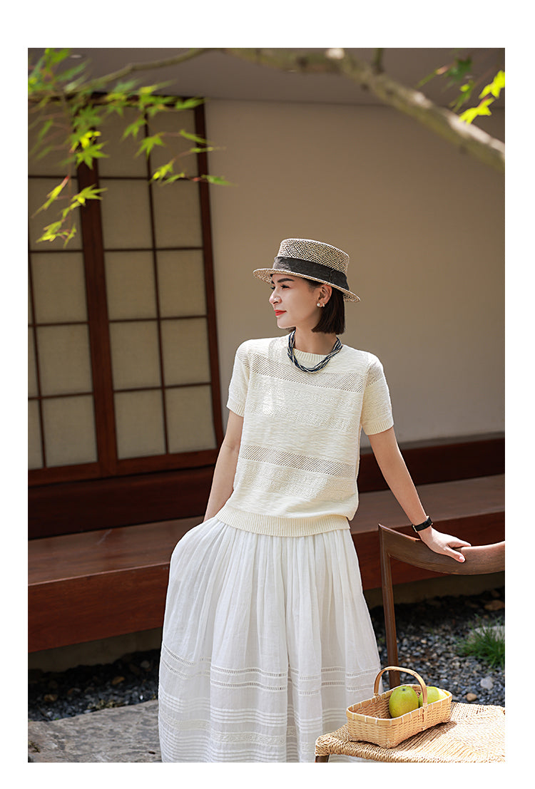 Loomlight Jacquard Top