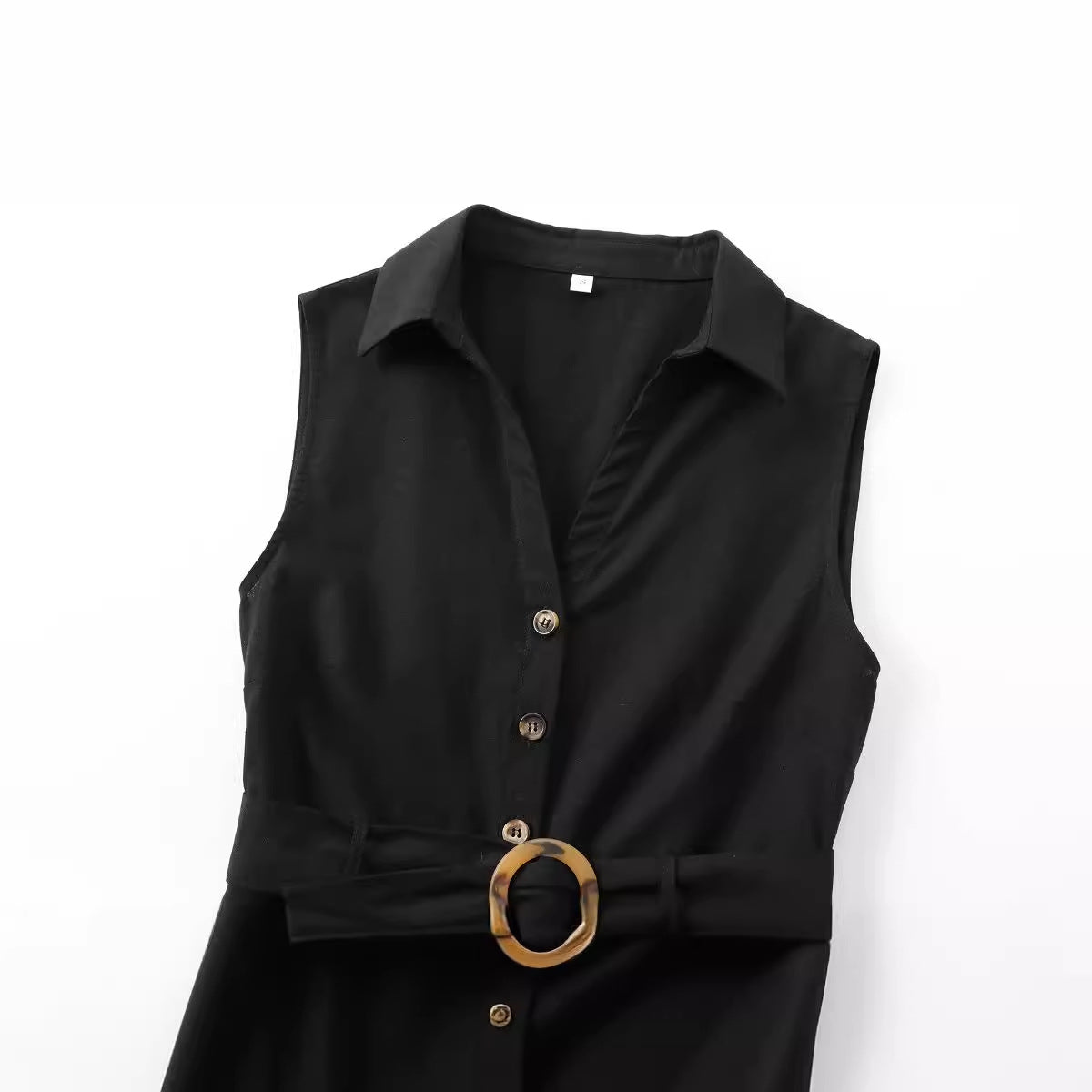 The Loop & Tie Maxi Shirt Dress