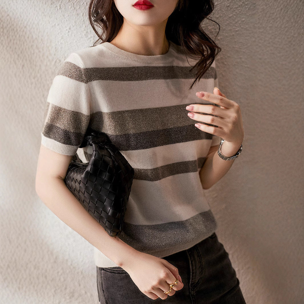 Coastal Lines Knit Tee