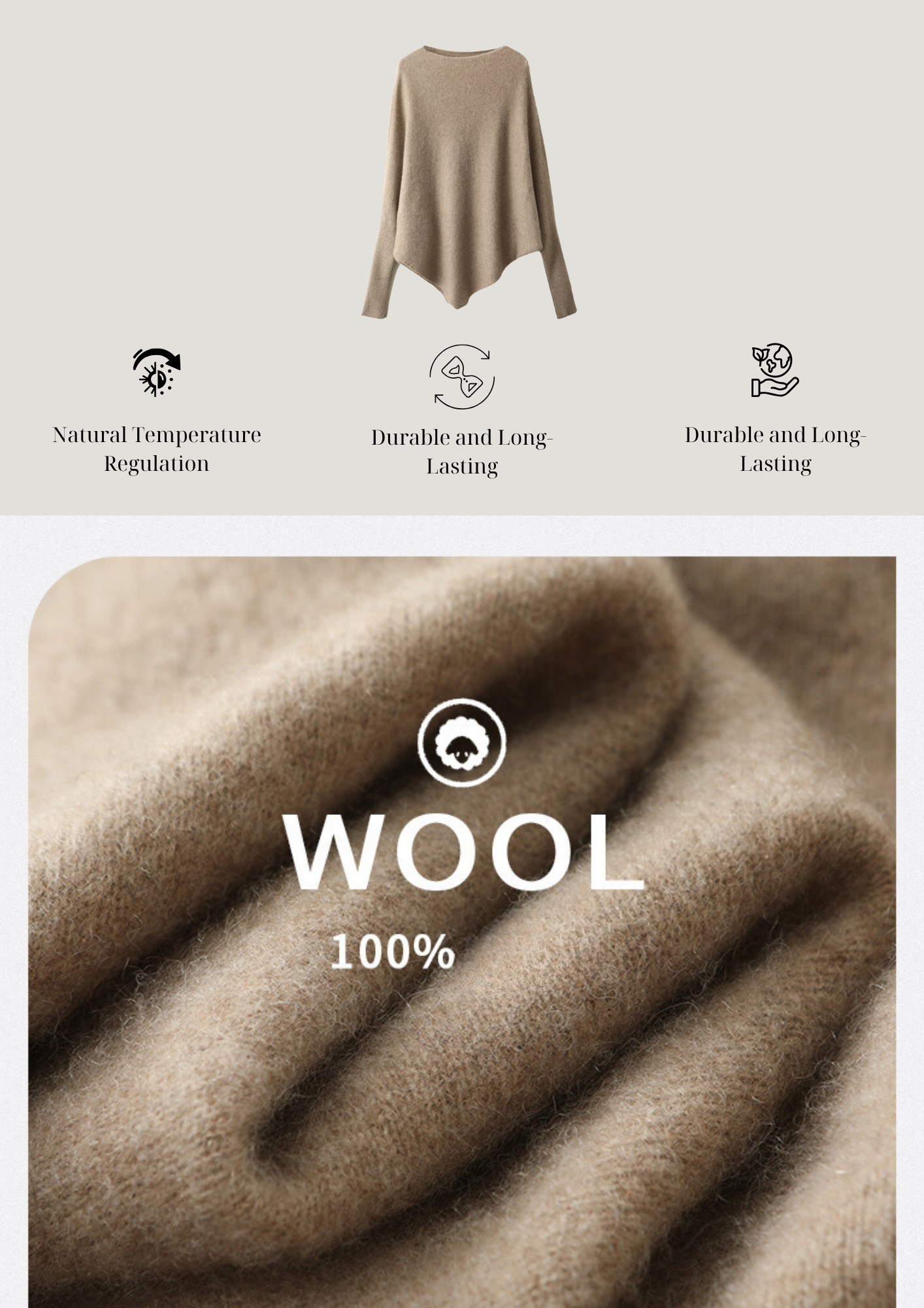 FlowForm Wool Sweater